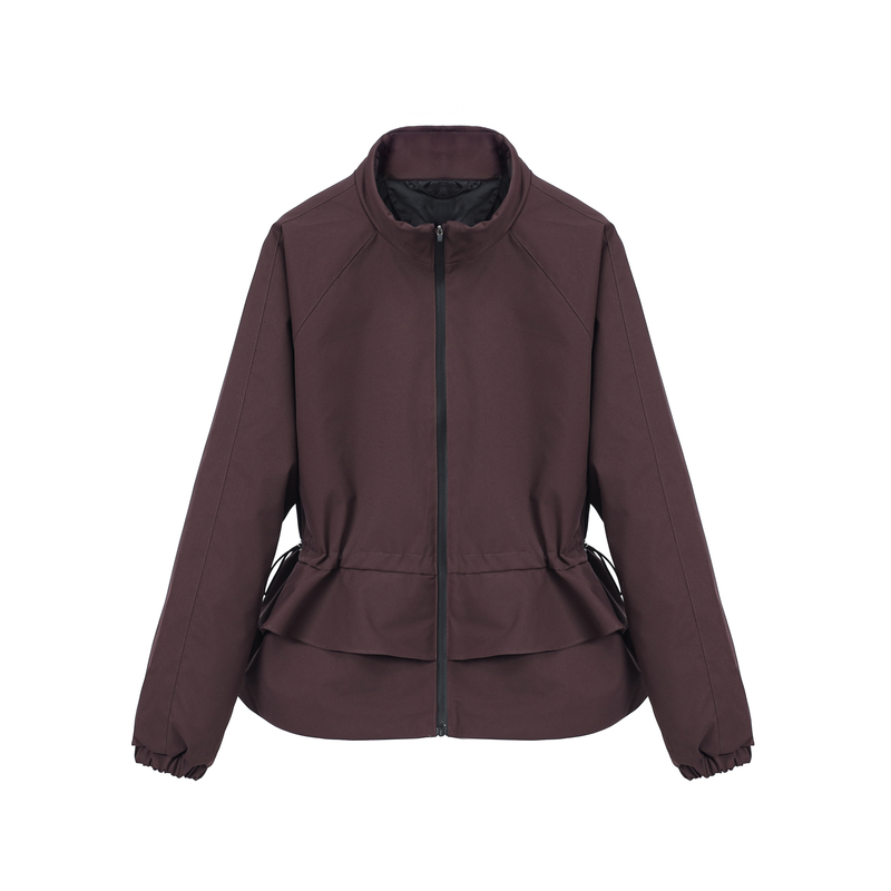 2025｜“迪家高尔夫系列”90鹅绒户外荷叶边收腰休闲鹅绒服-2505