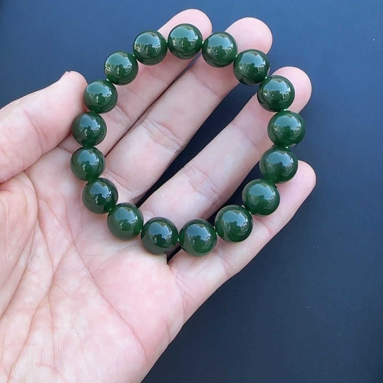 【闪购商品】手串未镶嵌和田玉碧玉手串