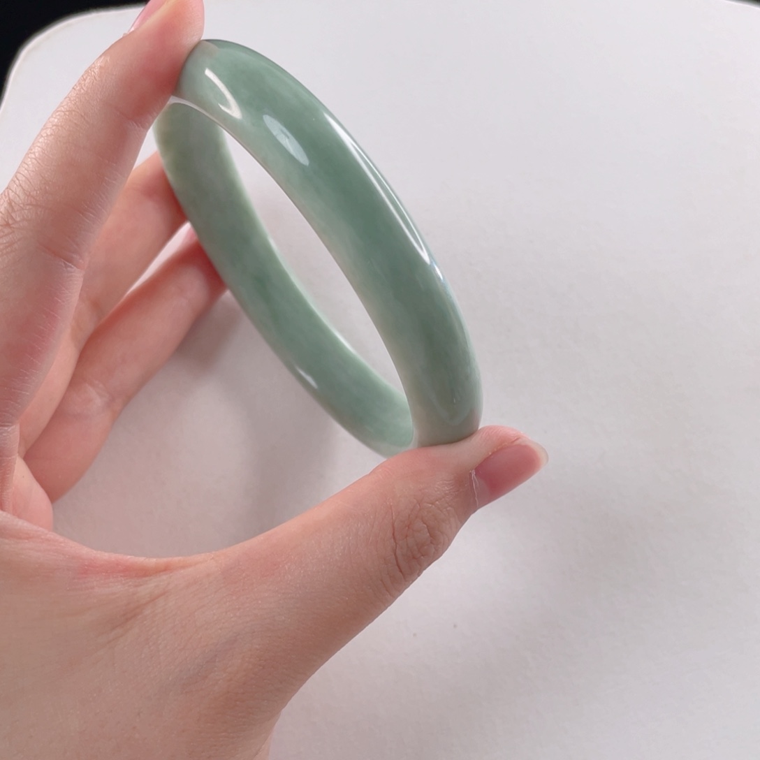 蓝田玉（蛇纹石化大理石玉）手镯未镶嵌雅*