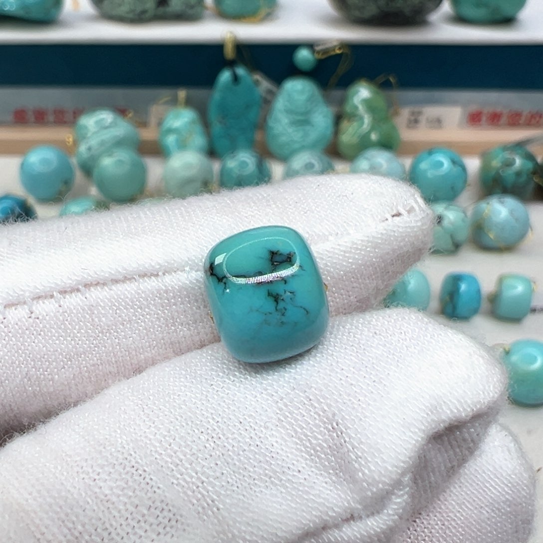 绿松石未镶嵌配饰直径10.2