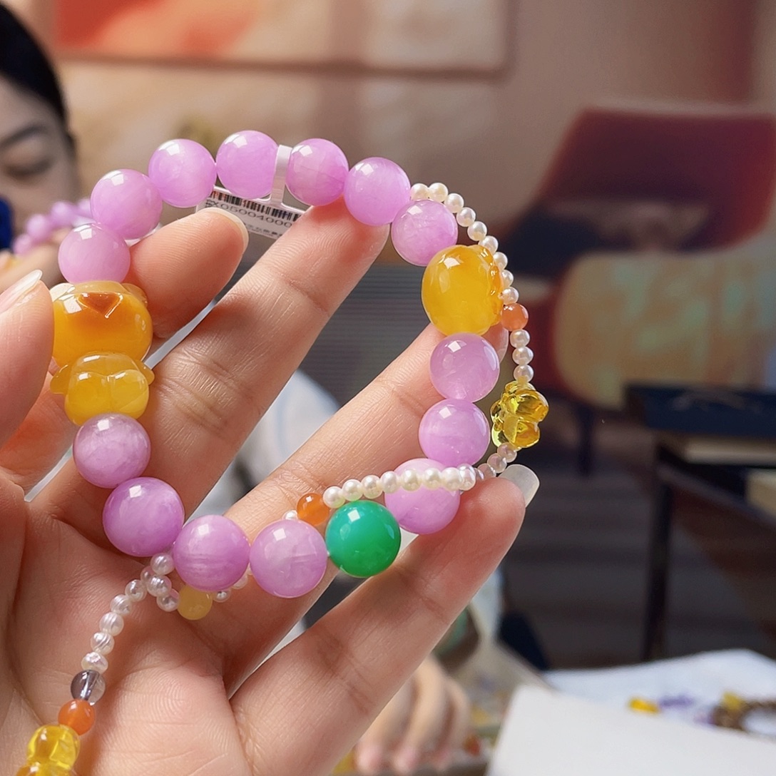 琥珀未镶嵌裸石蜜蜡手串