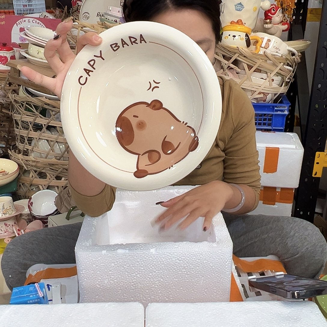 摆件潮州陶瓷餐具微瑕