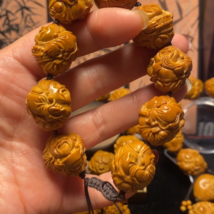 橄榄核手串/手链胜**下八宝财神