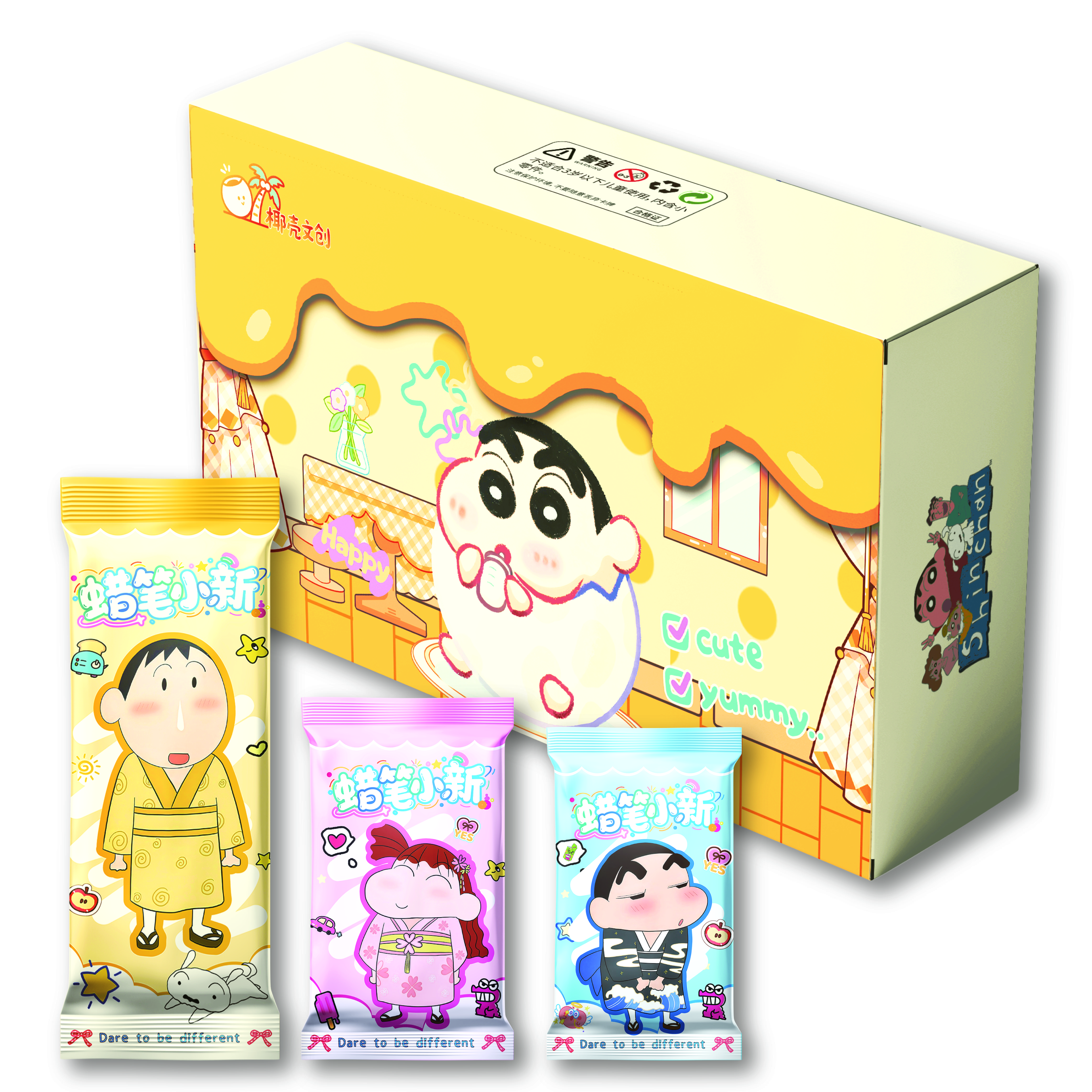 【抓人物】椰壳文创 蜡笔小新 第一弹 国卡二创 收藏卡牌盲盒（代拆）