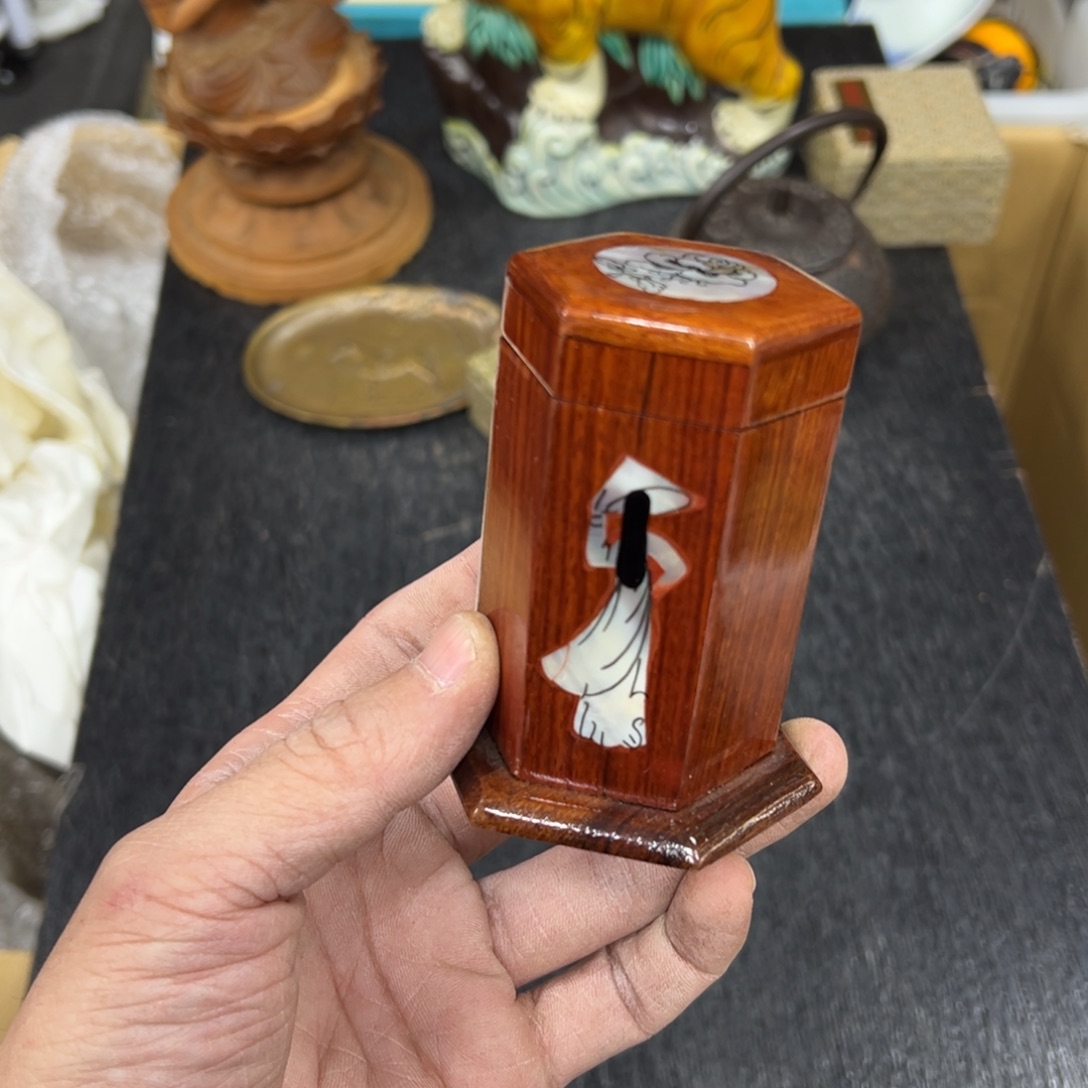木日本中古工艺品摆件