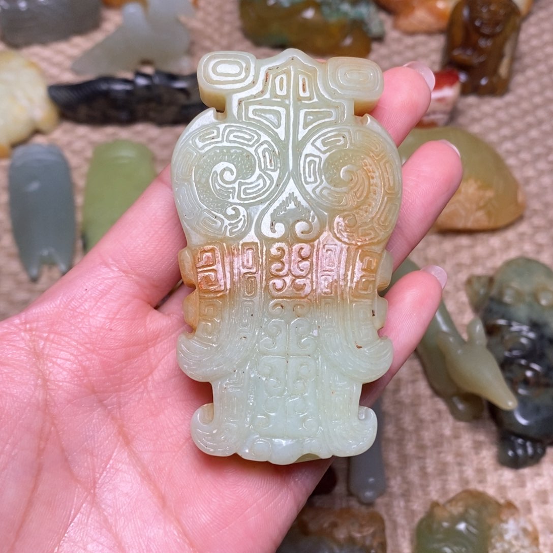 白玉菩提吊坠白玉菩提白玉菩提摆件