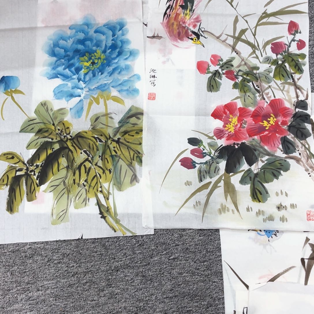 国画流*绘画沈老师作品