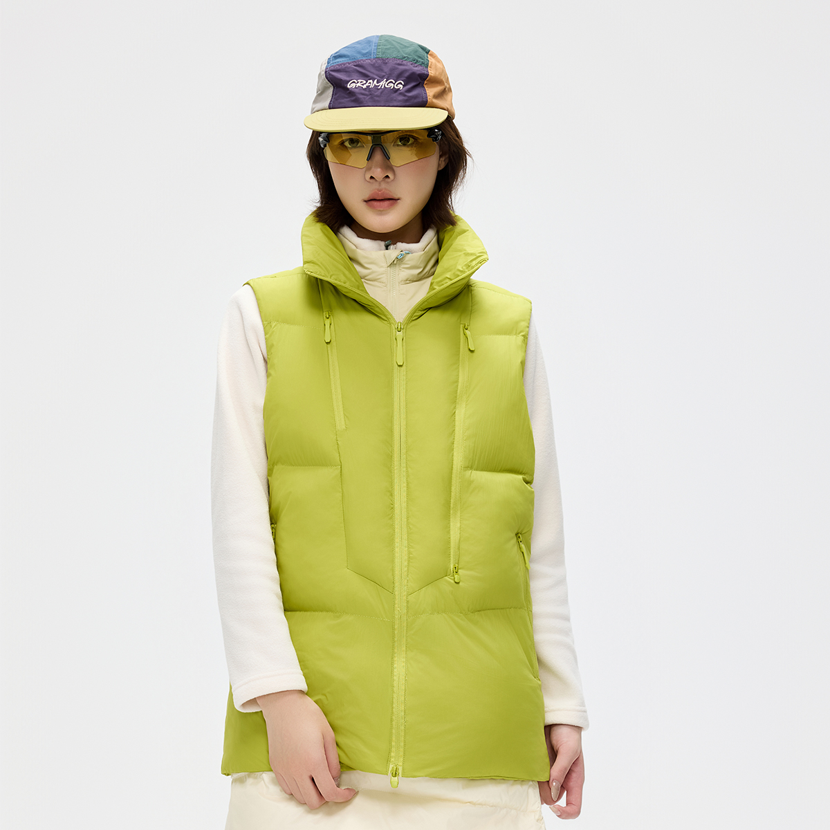 【李晨nic】【超轻量化-重新定义！】锁温防护保暖立领棉马甲96538