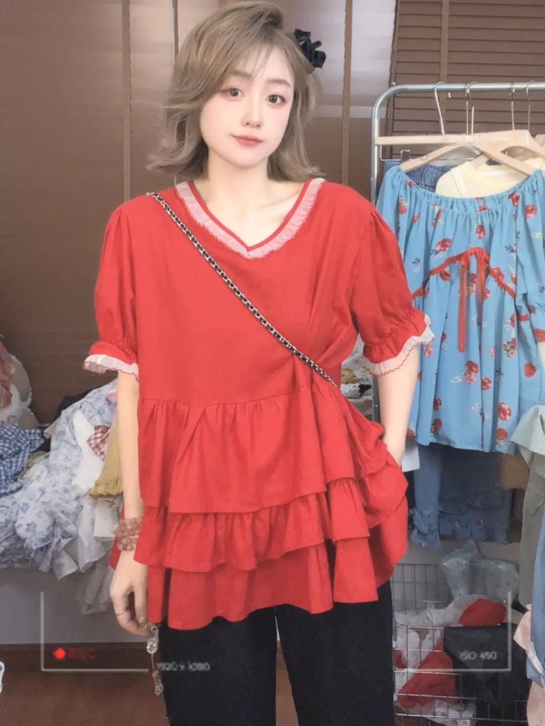 801-900号大唤家女装新款显瘦气质百搭韩版洋气减龄