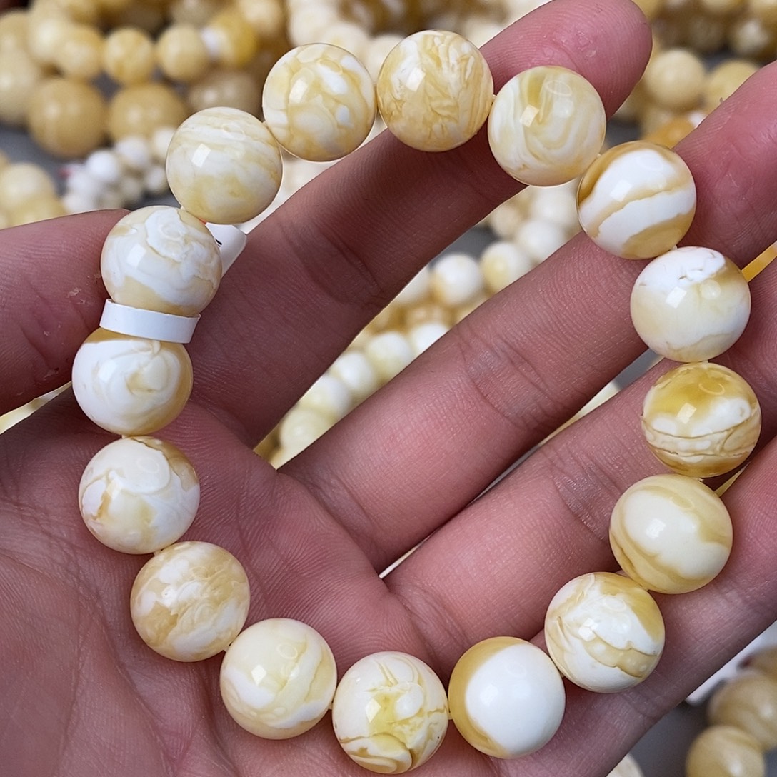 蜜蜡未镶嵌珠宝奇石13mm➕ 20.5g