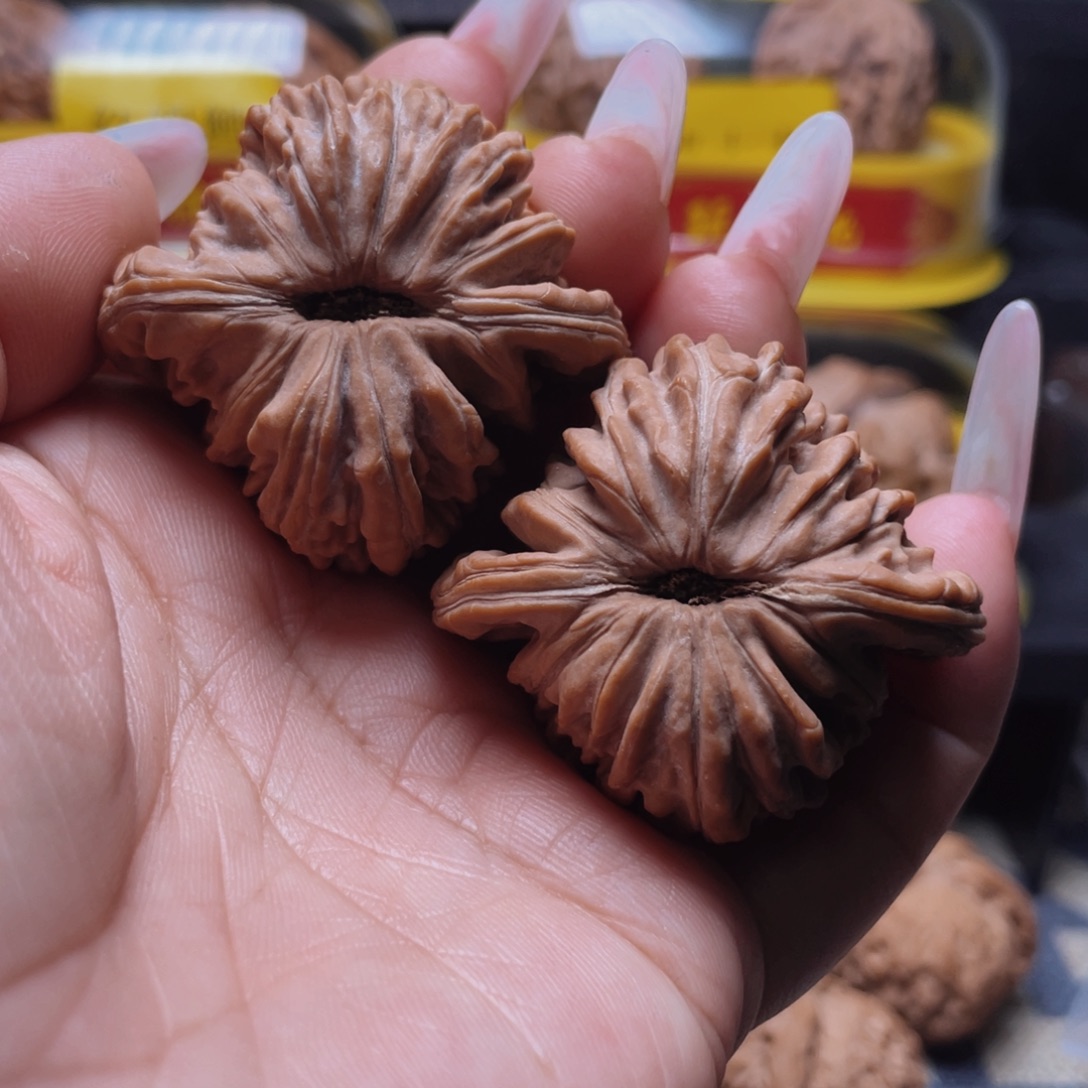 文玩核桃吊坠45四座楼文玩