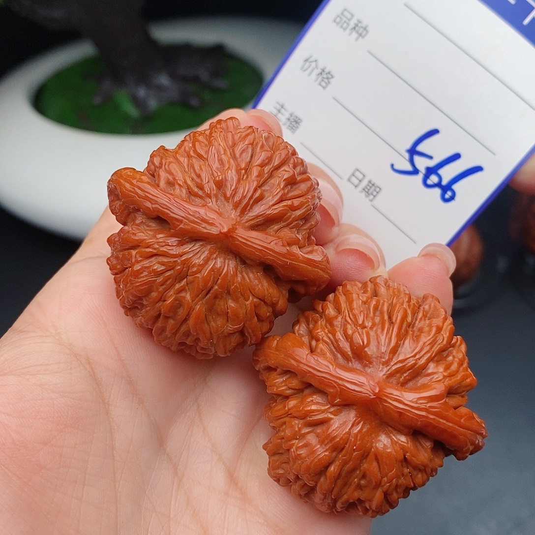 把件文玩核桃41四座楼566