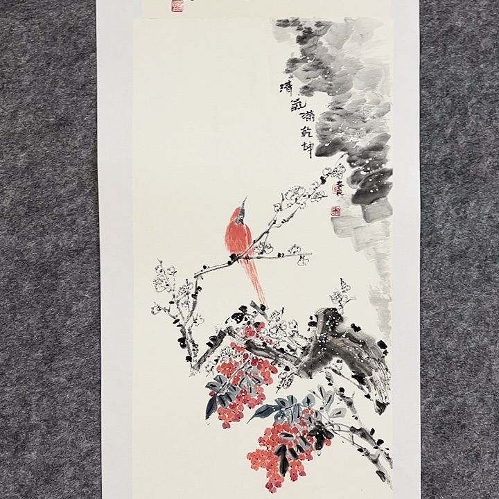 国画闲堂春民国画作品