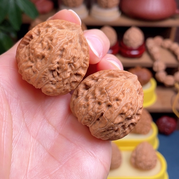 文玩核桃把件平底锅35