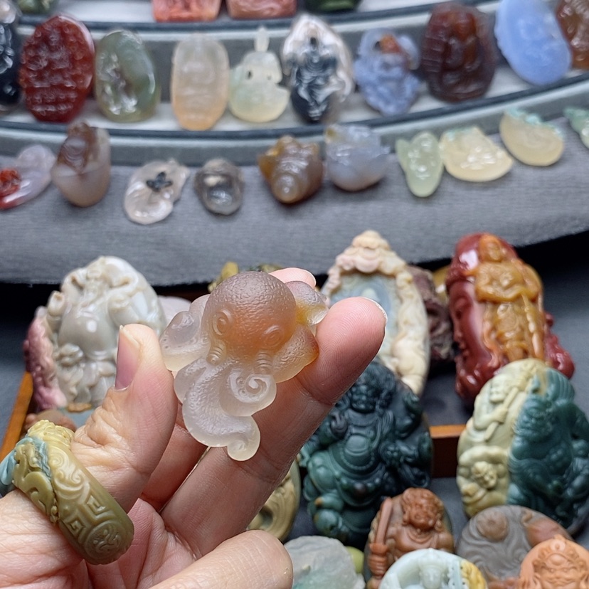 【闪购商品】未镶嵌吊坠定制玛瑙