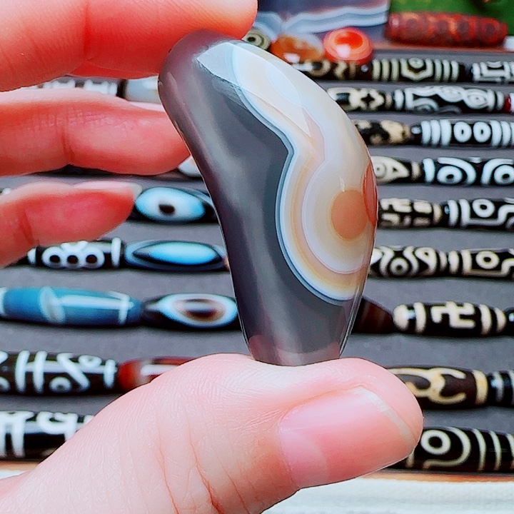 玛瑙/玉髓合金珠宝半成品