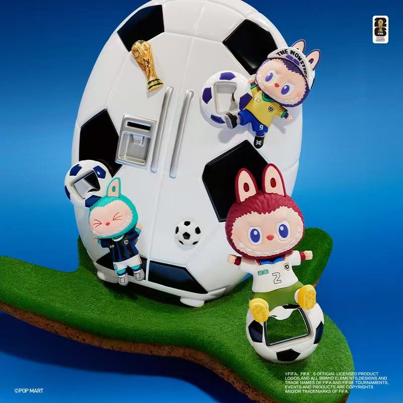 【代拆】THE MONSTERS x FIFA系列-开瓶器冰箱贴盲盒