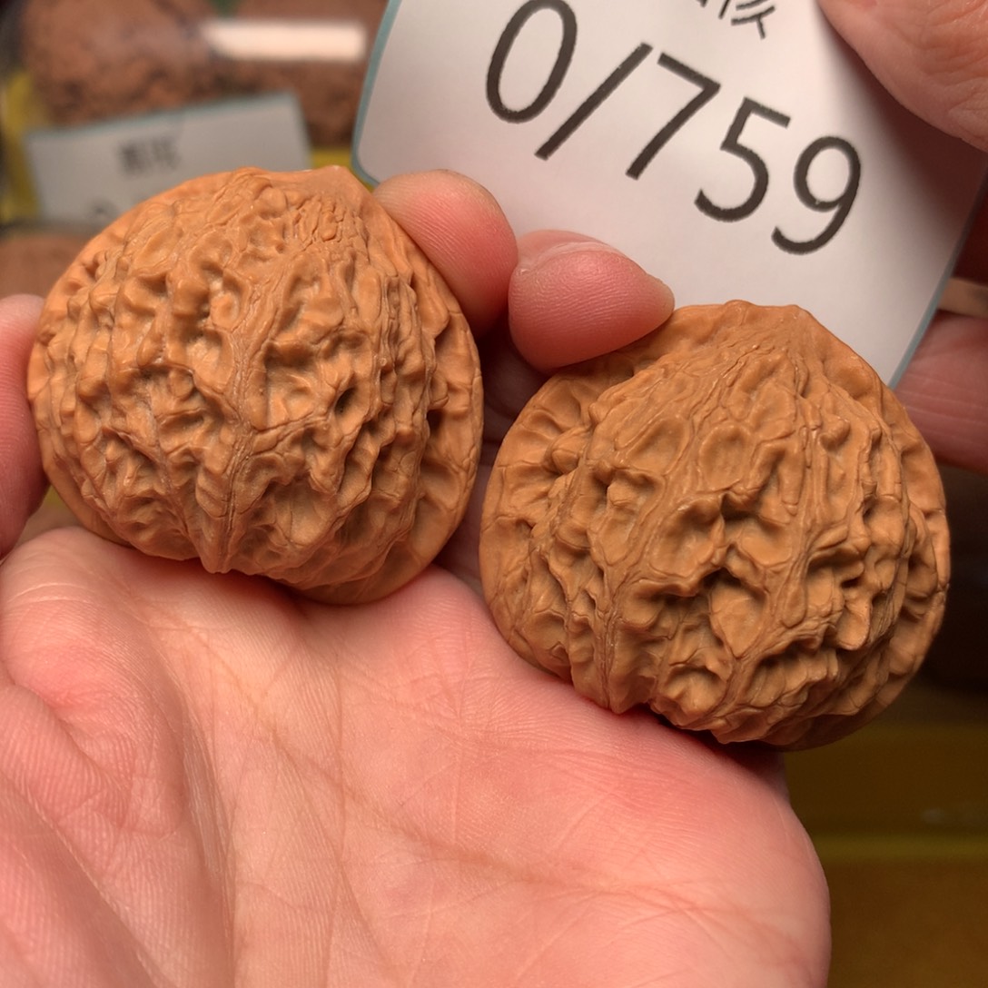 文玩核桃把件毕业金牛40
