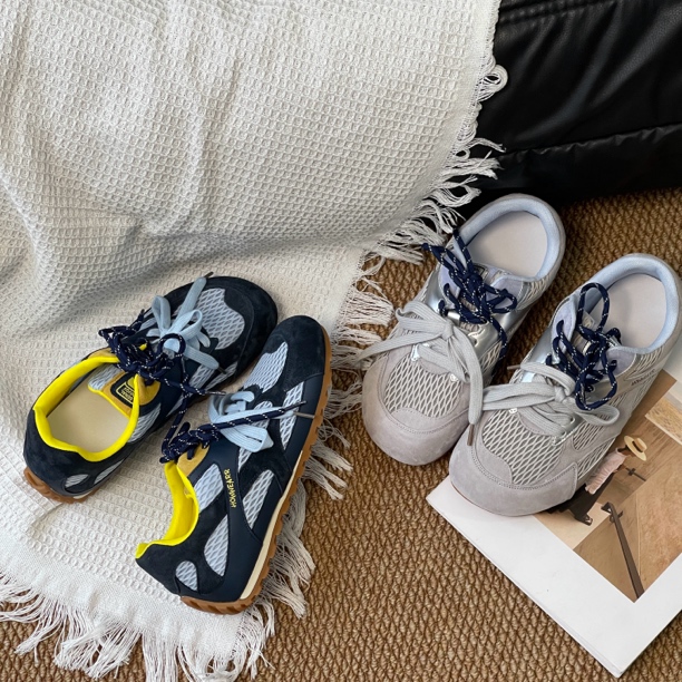 QIAODADA｜25new韩版ins风双系带休闲德训鞋｜3cm