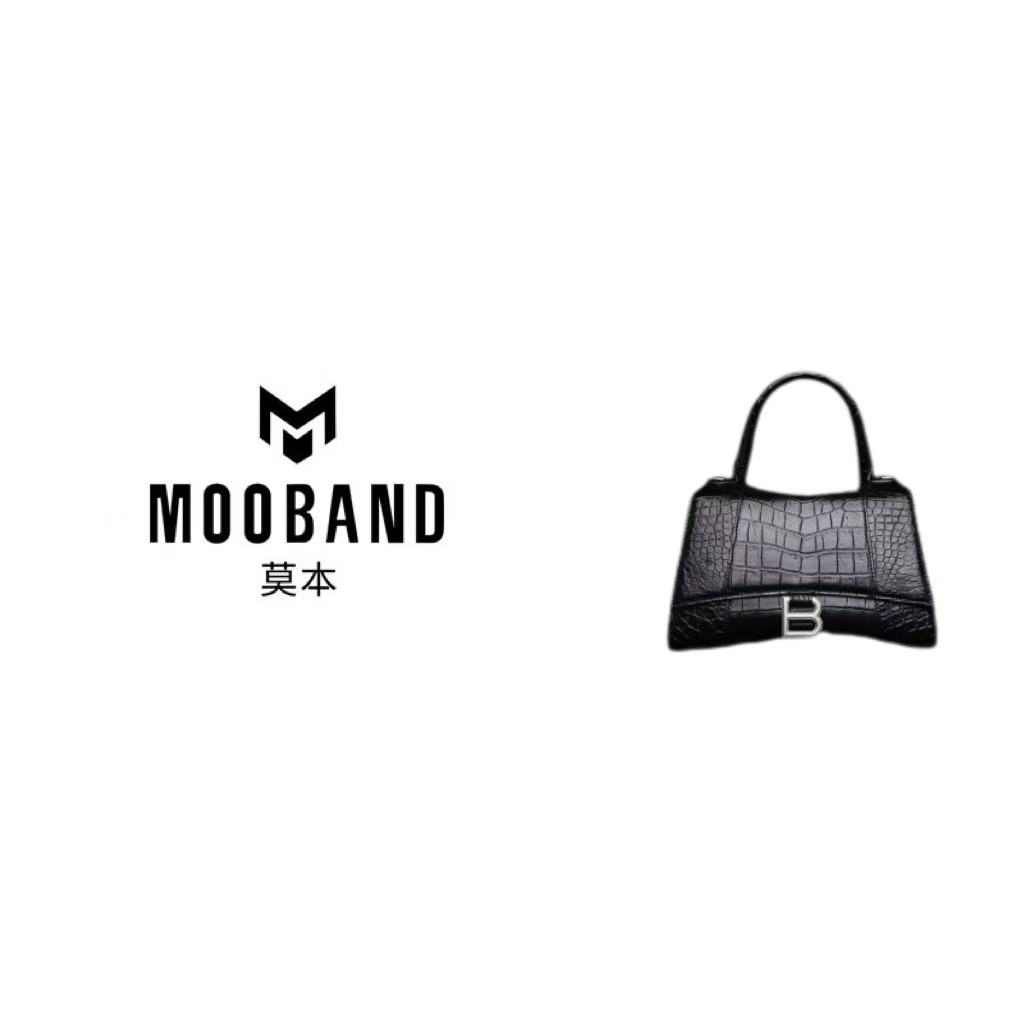 MOOBANO  2025上新鳄鱼皮女士手拎包3659 沙漏 B