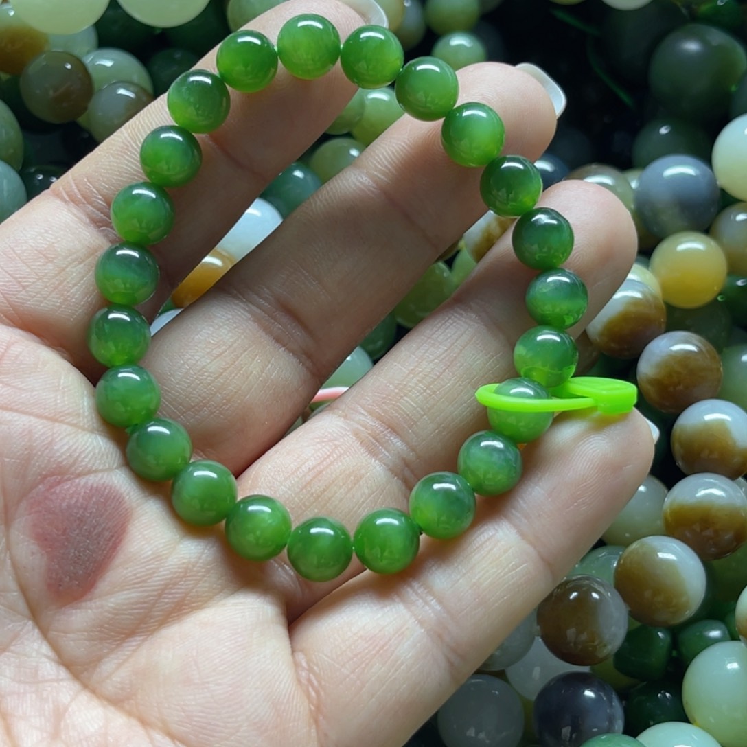 和田玉手链未镶嵌