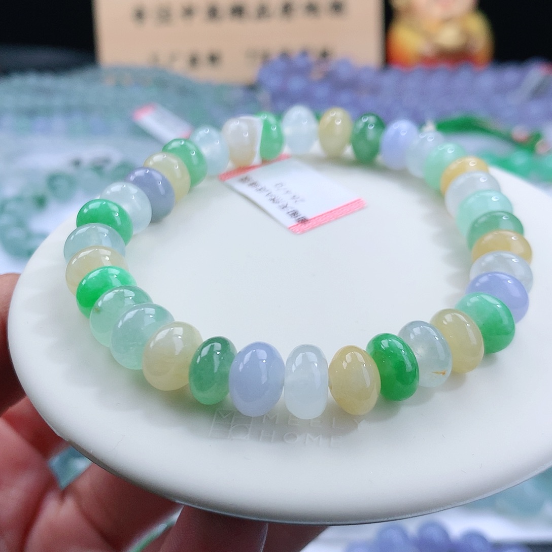 翡翠手链未镶嵌卡9.3