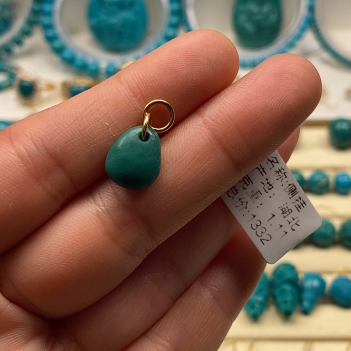 绿松石珠宝奇石未镶嵌