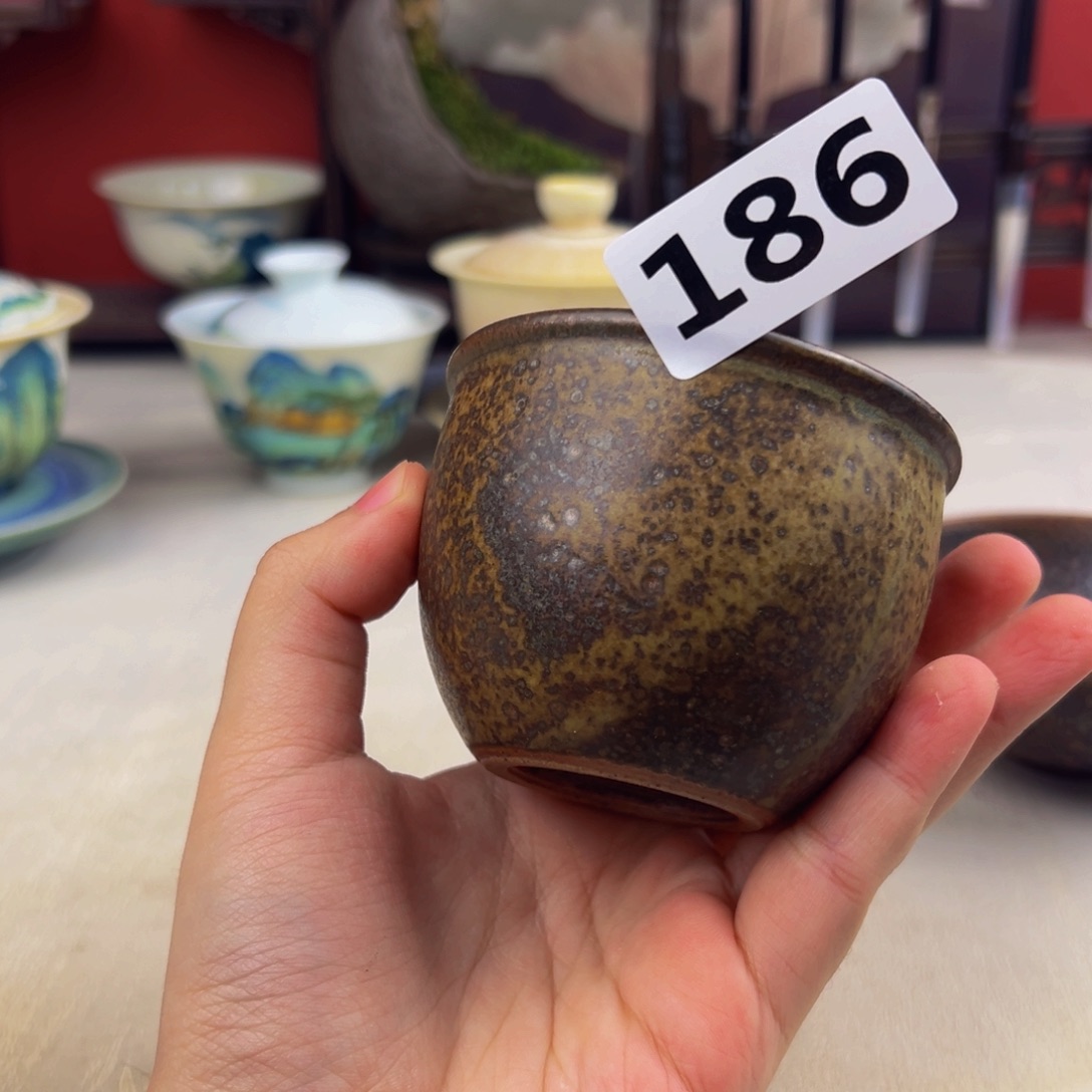 杯子纯手工柴烧主人杯