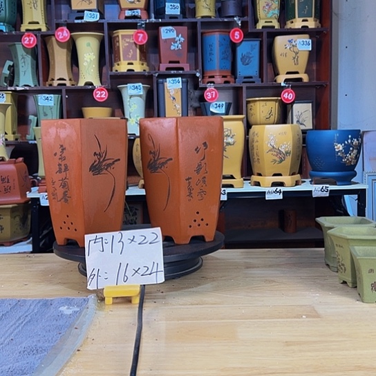 【闪购商品】陶瓷紫砂花盆