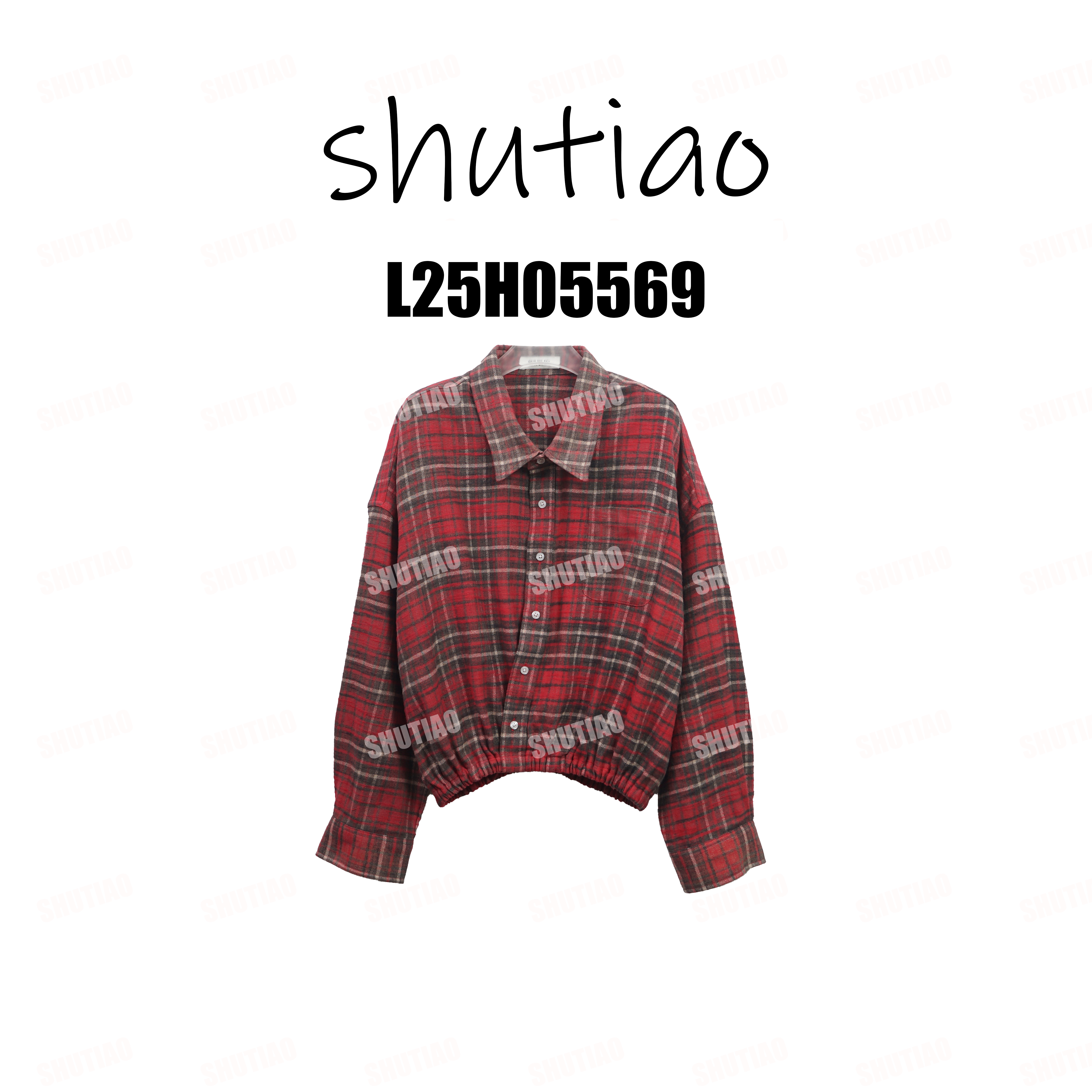 【SHUTIAO】2025冬季：新款小众设计款衬衫L25H05569