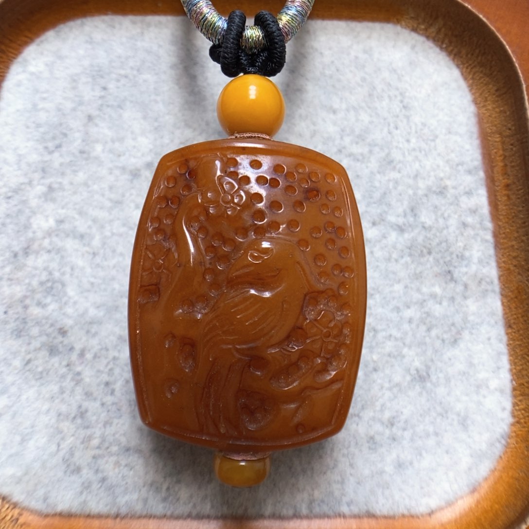 蜜蜡颈饰未镶嵌蜜蜡