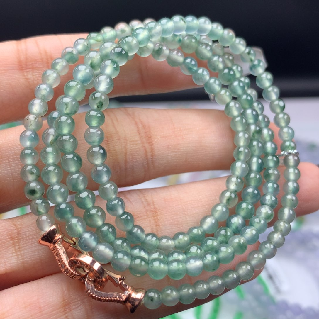 翡翠手链未镶嵌卡