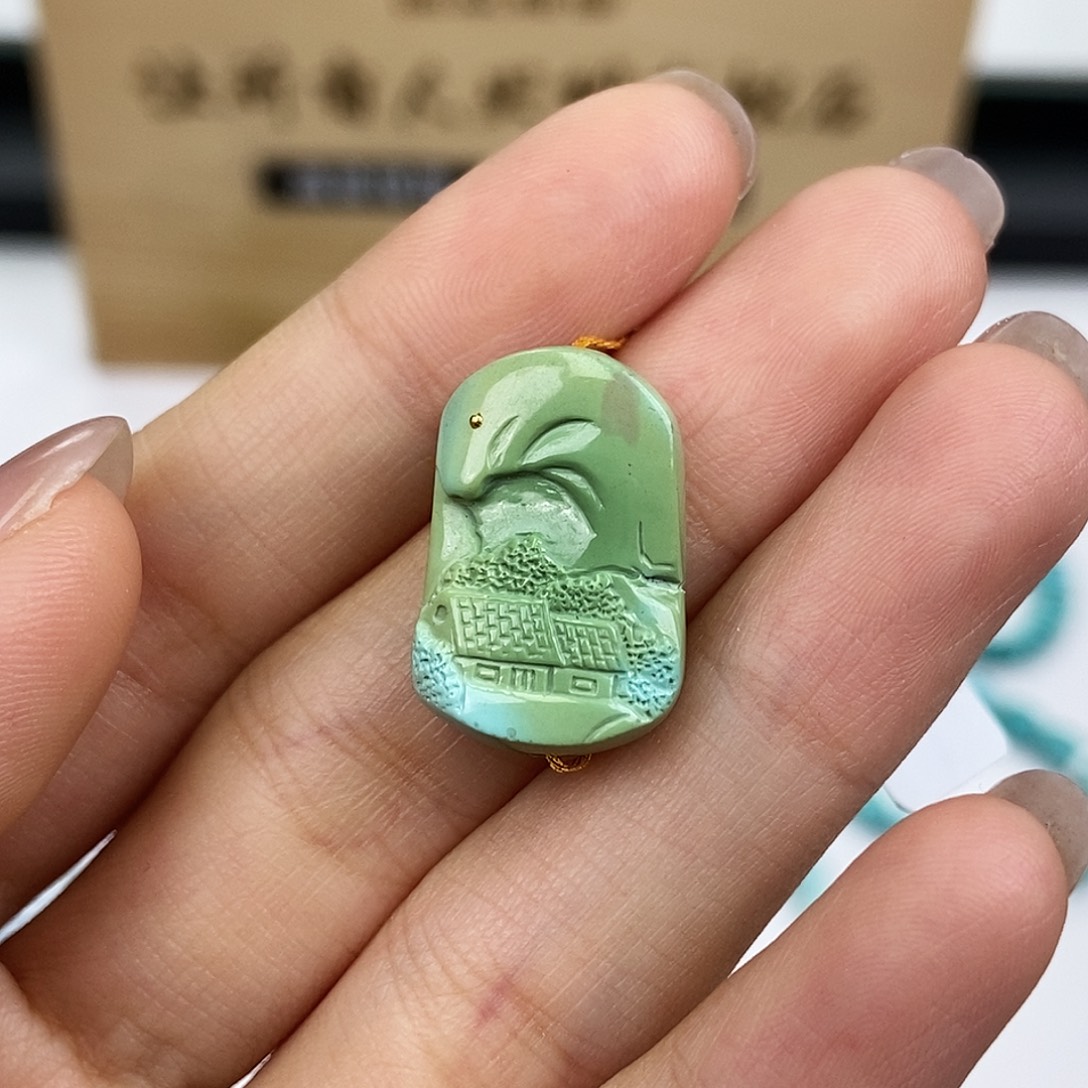 绿松石未镶嵌珠宝奇石