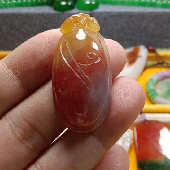 未镶嵌挂件翡翠翡翠