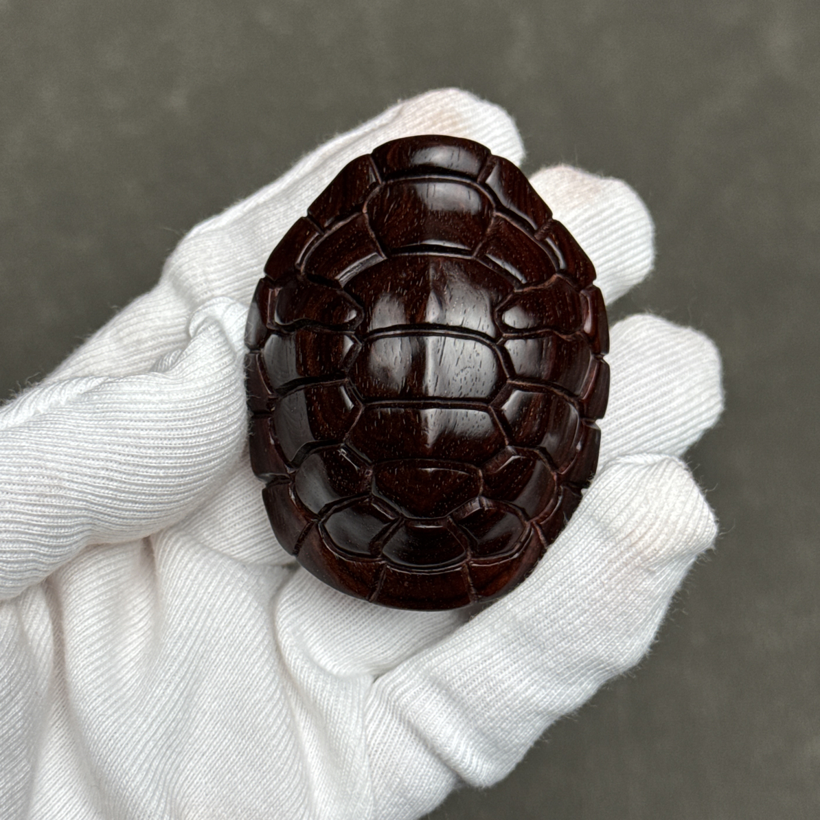 印度小叶紫檀高油密老料富甲手把件