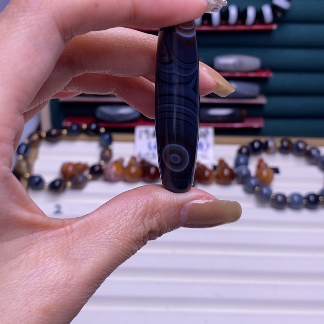 平***乐玛瑙/玉髓合金颈饰