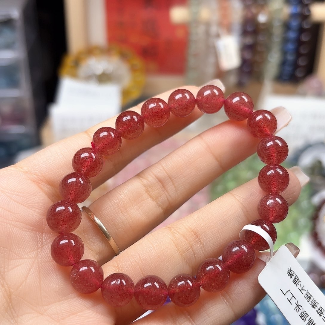 水晶手链未镶嵌草莓9