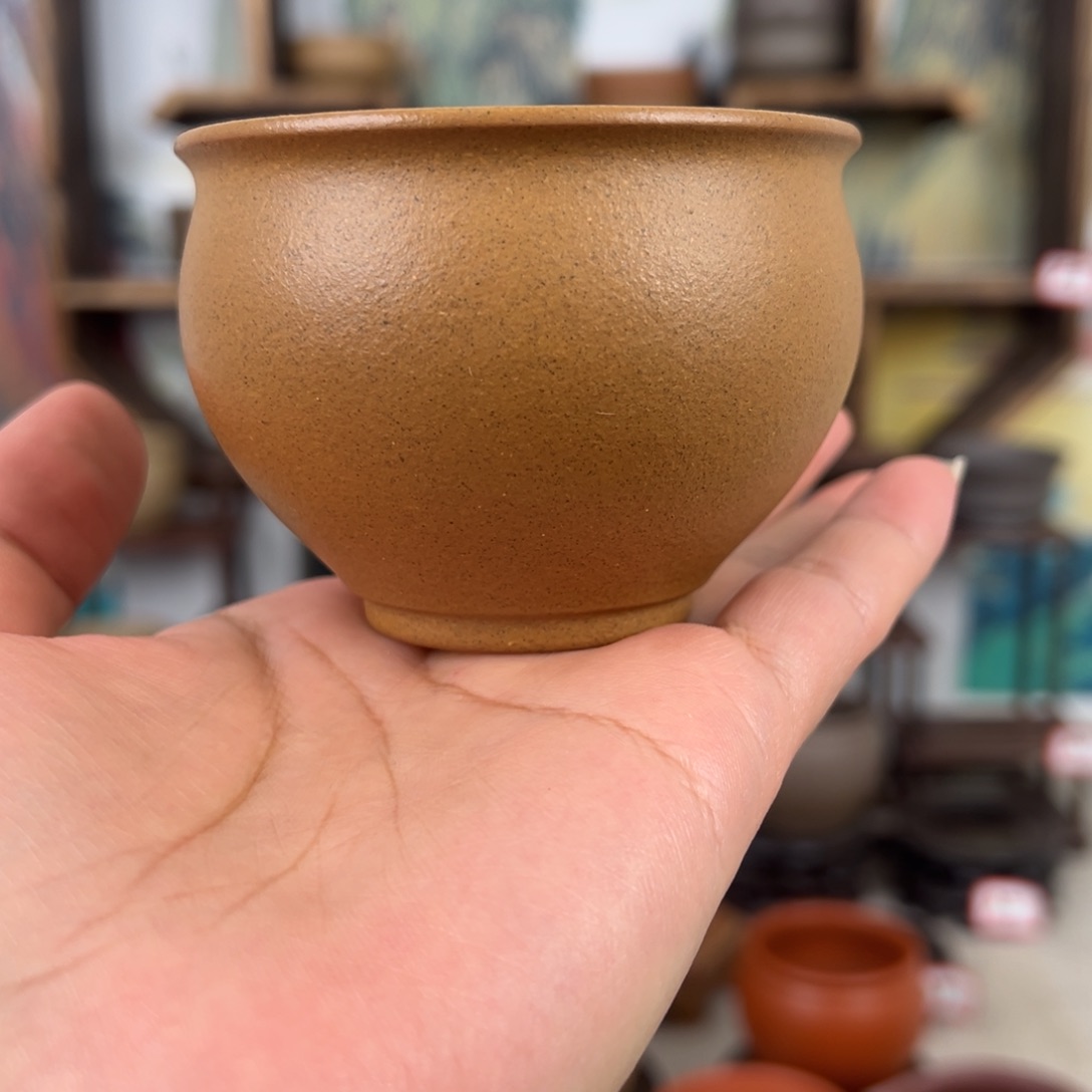 紫砂茶杯拙器甄选，纯原本矿。