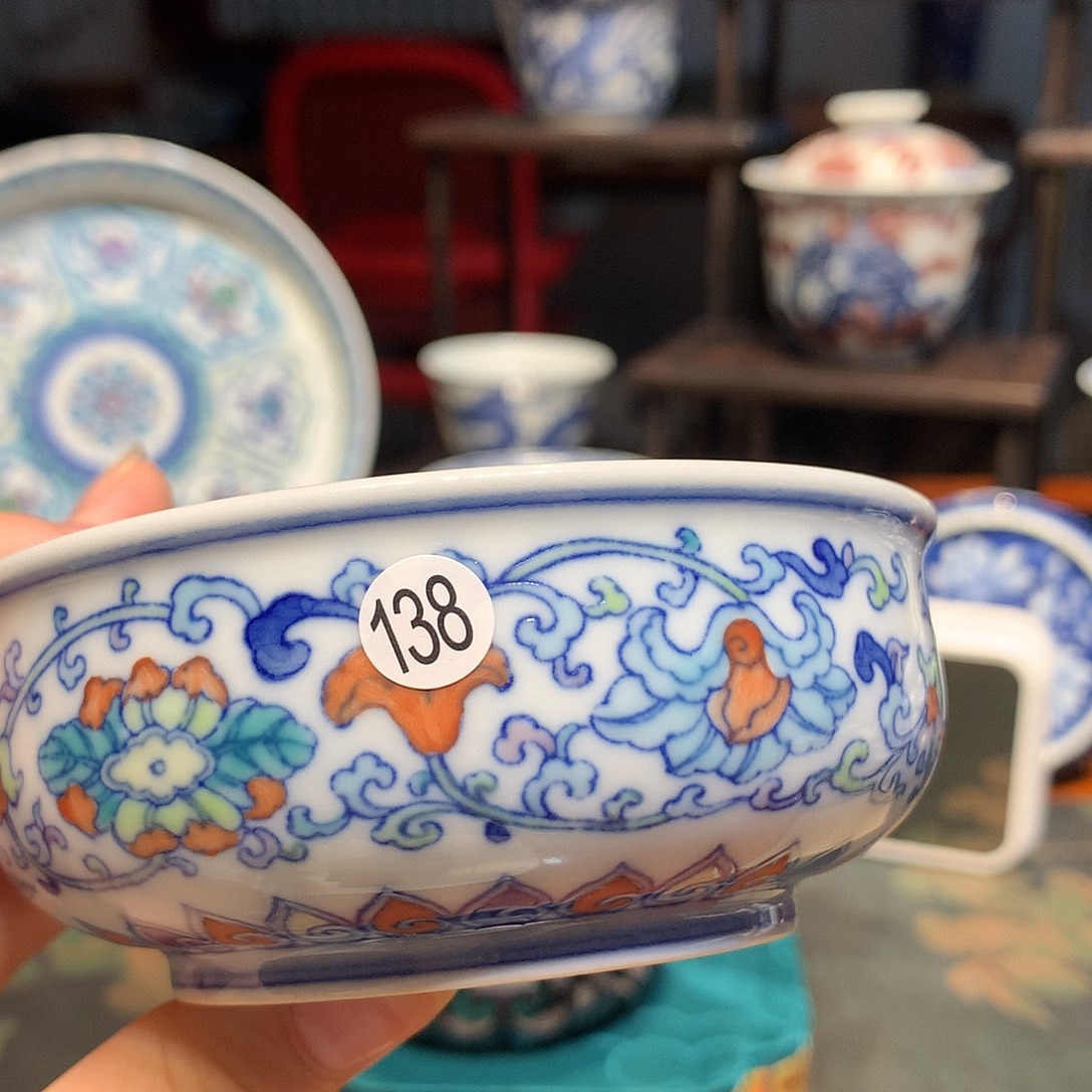 138斗彩杯子一个000