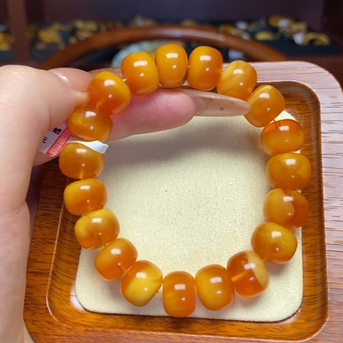 【闪购商品】蜜蜡手链未镶嵌手串