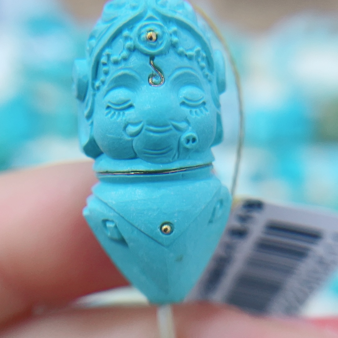 未镶嵌绿松石珠宝奇石辣*?