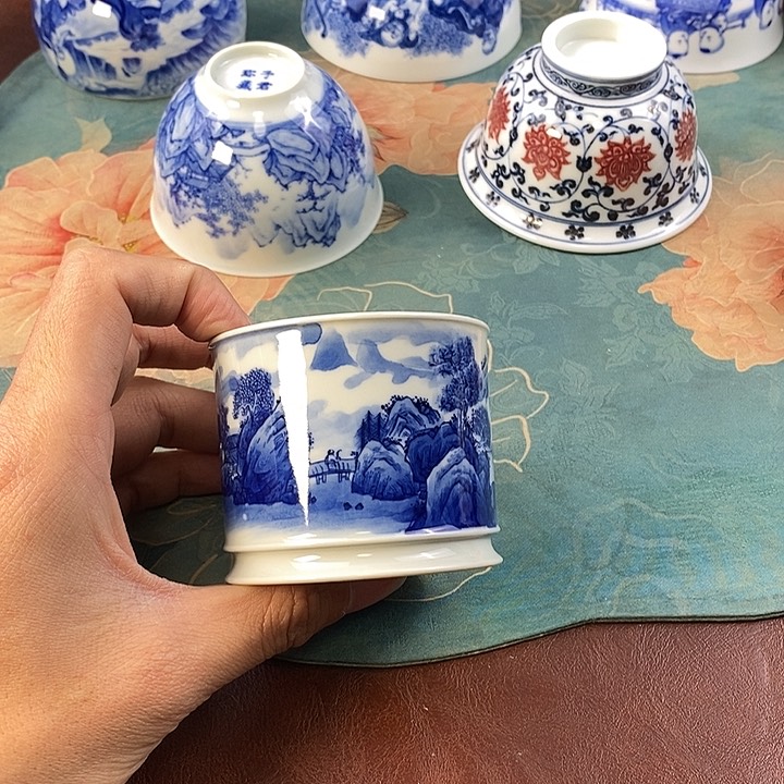 杯现代景德镇全手工全手绘茶具1688888