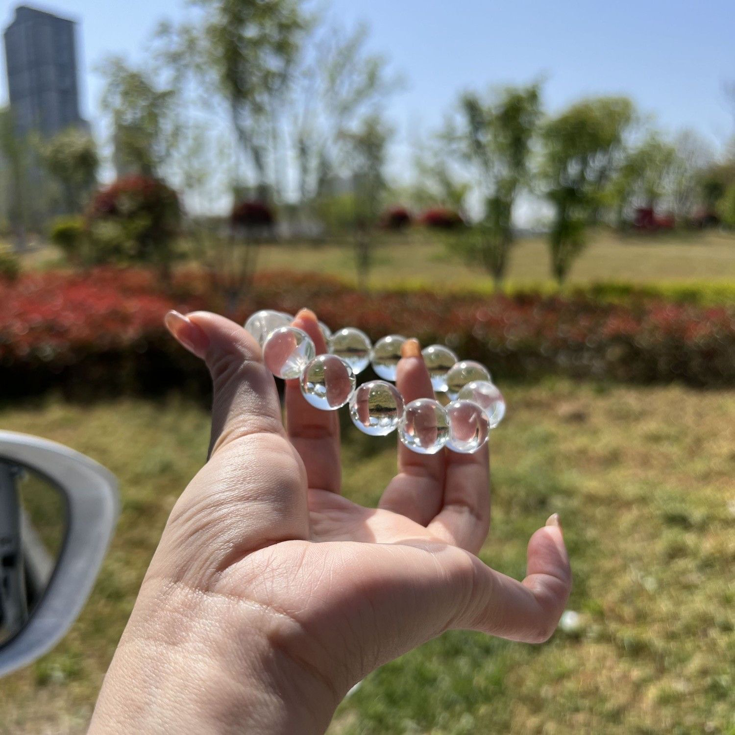 手链 清冷感简约高级琉璃珠 透亮纯净有光泽女士