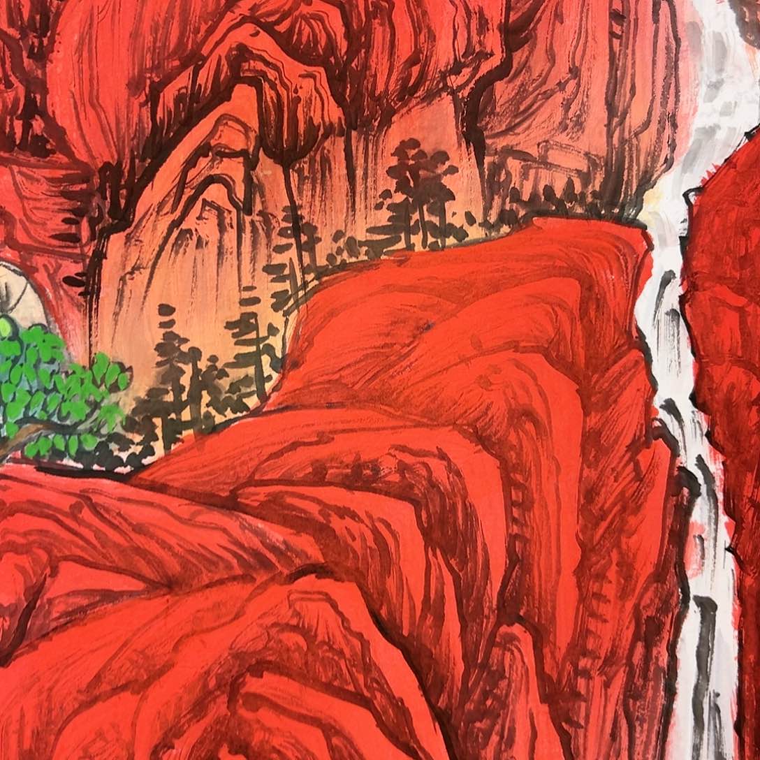 国画苏珊展览原作