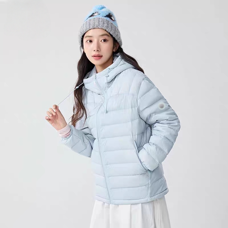 新款2025户外羽绒服时尚连帽保暖男女外套