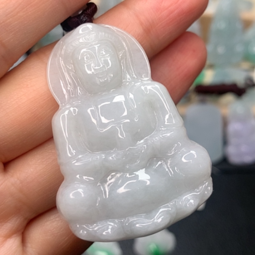 【闪购商品】翡翠颈饰未镶嵌观音