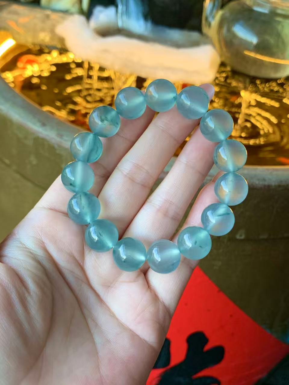 天然缅甸A货翡翠手串