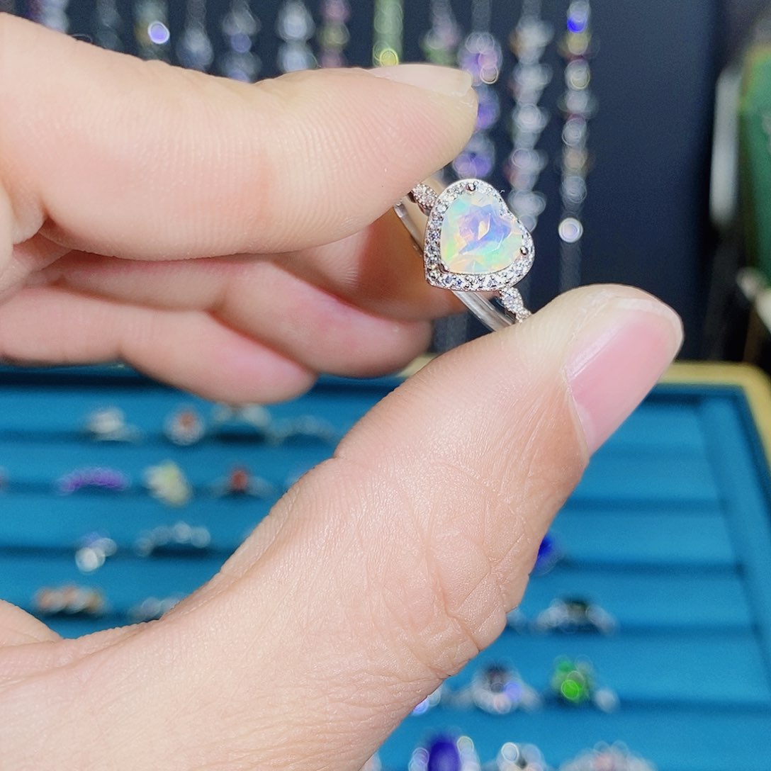 紫晶珠宝半成品银S925镶嵌