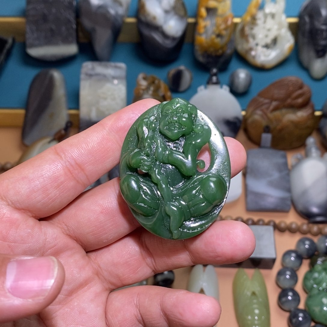 未镶嵌和田玉挂件