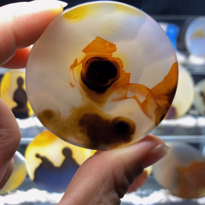 合金玛瑙/玉髓珠宝奇石33有瑕